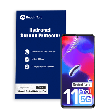 Xiaomi Redmi Note 11 Pro+ Compatible Premium Hydrogel Screen Protector With Full Coverage Ultra HD